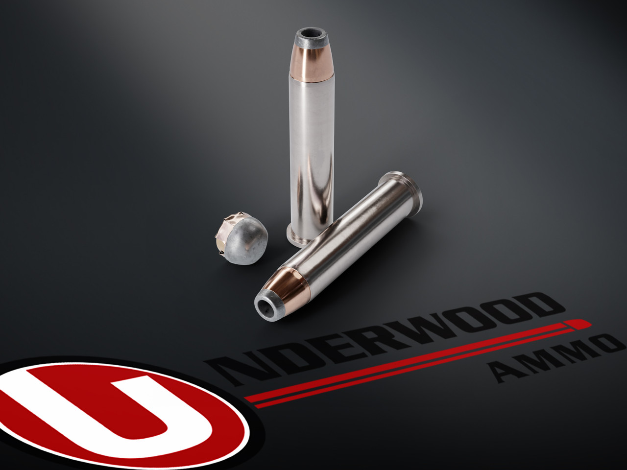 Underwood Ammo 45-70 GOVERNMENT 300GR. JACKETED HOLLOW POINT HUNTING AMMO - 20RDs