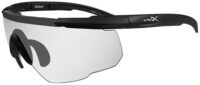 Wiley X Eyewear 303 Saber Advanced Safety Glasses Matte Black/Clear