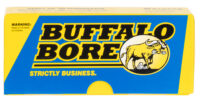 Buffalo Bore Ammunition 42A20 Premium Supercharged Strictly Business 35Whelen 225gr Spitzer Boat Tail 20 Per Box/12 Case