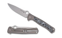 SPYDERCO SLYM STONEWASH TI 3.42" GRY