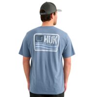 Huk Born Wave Short Sleeve Shirt Stormy Blue M