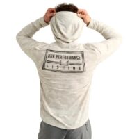 Huk Drift Performance Hoodie Long Sleeve Shirt Silver Birch Camo L