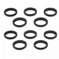 TacFire AR-10 Muzzle Brake Crush Black Washers - 10/ct