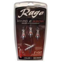 Rage Hypo 2 Crossbow Broadheads 100 gr 2" 4/ct