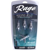 Rage Hypo 2 +P  Broadheads 100 gr 1.75" 4/ct