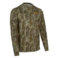 Muddy Base Layer Crew Long Sleeve Shirt Mossy Oak Bottomland XL