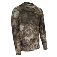 Muddy Base Layer Crew Long Sleeve Shirt Veil Canyon Grey M
