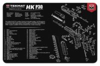 TekMat 11x17 Gun Cleaning Mat - Heckler & Koch P30