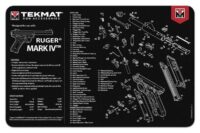 TekMat 11x17 Gun Cleaning Mat- Ruger Mark IV TekMat