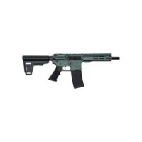 GLFA 223 Wylde Braced Pistol .223 Wylde 30rd Magazine 7.5" Nitride Barrel Charcoal Green Finish
