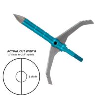 Dead Ringer Great White Broadhead 100/125 Grain 2.5" Cut Blue