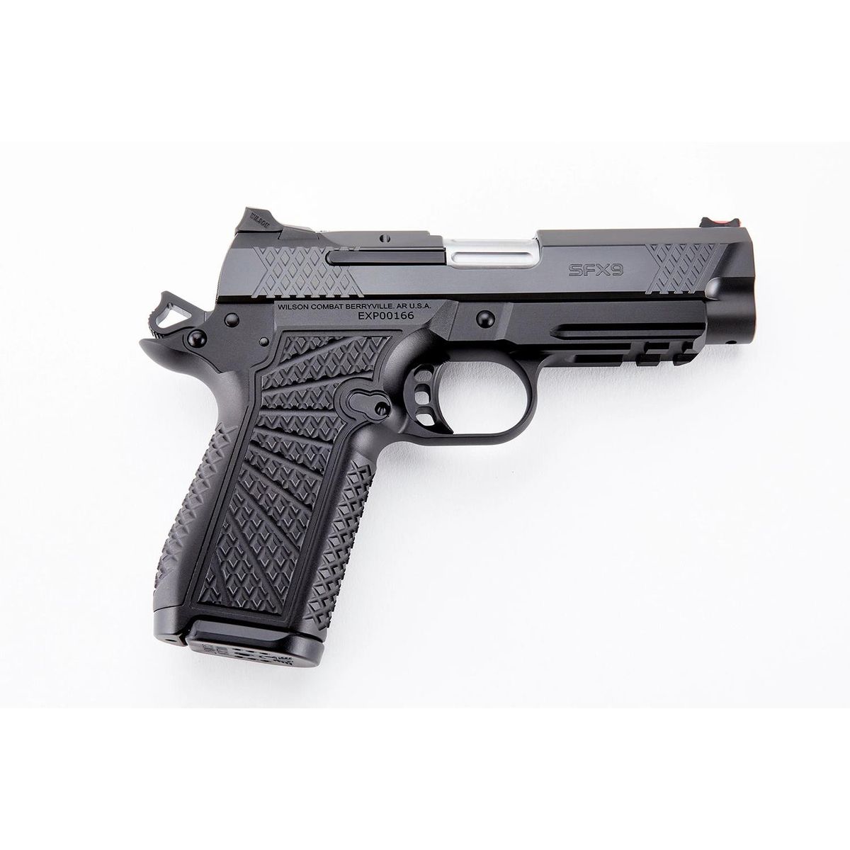 Wilson Combat SFX9 Double-Stack Compact Handgun 9mm Luger 15rd Magazines (2) 4" Barrel Black Lightrail Frame