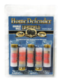 LIGHTFIELD HOME DEFENSE AMO 20GA 2.75 IN LESS LETHAL DOUBLE BALL 5RD (10 BOX CASE)