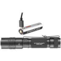 STREAMLIGHT PRO TAC 2 X INCLUDES 2 CR123ALITH BATTERIES & HOLSTER BOXED BLACK