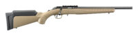 RUGER AMERICAN 22LR RIFLE 16" T.B. FDE SYNTHETIC 1-10RD MAG