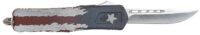 GREAT LAKES FIREARMS GLFA MEDIUM KNIFE 8IN SMOOTH BLADE AMERICAN FLAG