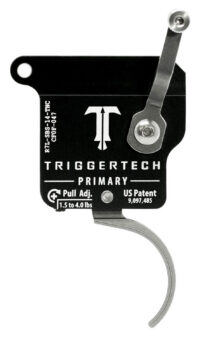 TriggerTech R7LSBS14TNC Primary Without Bolt Release Single-Stage Traditional Curved Trigger with 1.50-4 lbs Draw Weight for Remington 700 Left