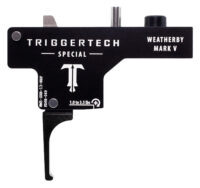 TriggerTech WM5SBB13NBF Special Single-Stage Flat Trigger with 1-3.50 lbs Draw Weight & Black PVD Finish for Weatherby Mark V