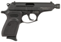 Bersa T380M8X Thunder  Micro-Compact Frame 380 ACP 8+1 3.50" Black Steel Threaded Barrel, Matte Black Steel Serrated Slide, Matte Black Aluminum Frame, Black Rubber Grip, Right Hand