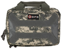 GPS Bags PC15ACU Pistol Case  Gray Digital 600D Polyester Holds 1 Handgun