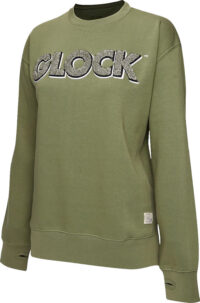 Glock AP96264 Women's Retro Fleece Olive Cotton/Polyester Long Sleeve 2XL