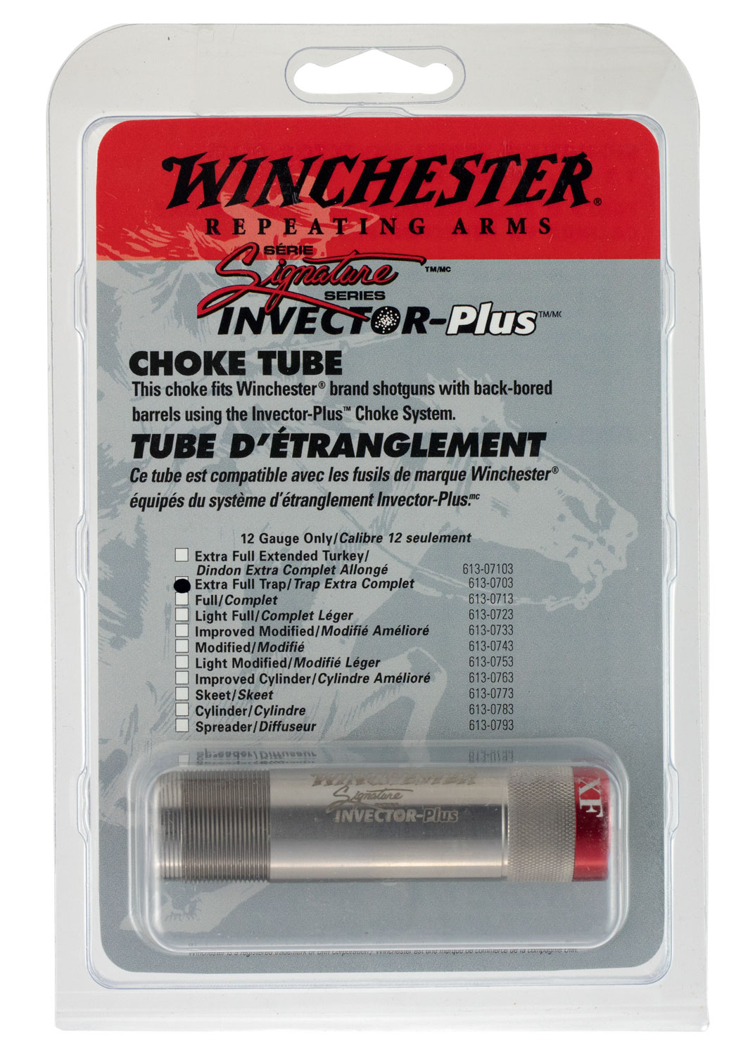 Winchester Repeating Arms 6130743 Invector Plus Signature Winchester 12 Gauge Modified 17-4 Stainless Steel