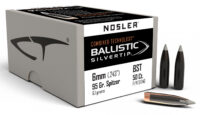 Nosler 51040 Ballistic Silvertip  6mm 95gr Spitzer Point 50/Box
