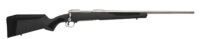 Savage Arms 57079 110 Storm Full Size 270 WSM 2+1 24" Matte Stainless Button-Rifled Barrel, Matte Drilled & Tapped Stainless Steel Receiver, AccuStock Matte Gray Synthetic Stock, Right Hand