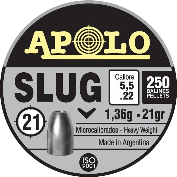 Hatsan Apolo Slug Air Rifle Pellets 22 Cal 21 gr 250/ct