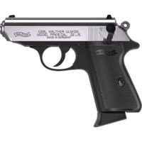 Walther PPK/s Handgun .22 LR 10rd Magazine 3.3" Threaded Barrel Two-Tone Black Stainless