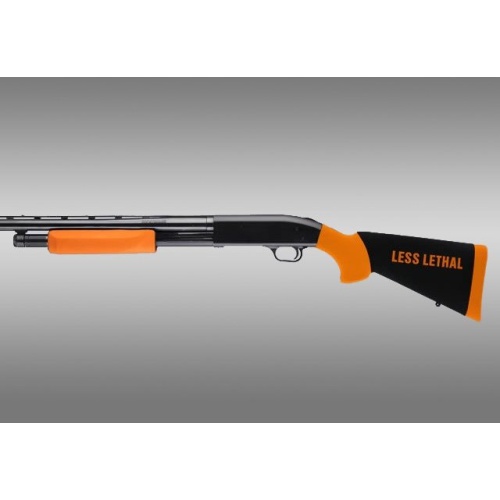 HOGUE MOSSBERG 500 LESS LETHAL ORANGE OVERMOLDED STOCK W/ FOREND