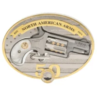 NORTH AMERICAN ARMS NAA22LR HGR 22LR 1 1/8" BBL W/ENCLOSED BELT BUCKLE 50YR ANNIVERSARY GUN