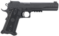 Girsan 395075 Witness2311 10mm Auto 15+1 6" Black Steel Barrel, Black Optic Ready/Serrated Steel Slide, Black Polymer Frame w/Beavertail & Picatinny Rail, Black Checkered Polymer Grip, Ambidextrous