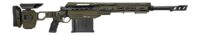 Cadex Inc CDX50DUAL50206BR20I2J5 CDX-50 Tremor 50 BMG 5+1 20.60" Black DLC Match Grade Threaded Barrel, Black DLC Aluminum Receiver w/Picatinny Rail, Adjustable Folding OD Green Stock, Black Polymer G