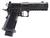 Alpha Foxtrot AF1911-Romulus MOS Adapter Handgun 9mm Luger 17(1) & 20rd(1) Magazines 4.25" Comp Threaded Barrel DLC Black