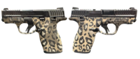 SMITH & WESSON BODYGUARD 2.0 MS LEOPARD PRINT 380ACP 2.75" BLK 1-10RD 1-12RD