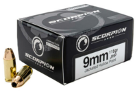 SCORPION 9MM 115GR JHP 20RD BOX